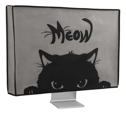 Funda Para Monitor Compatible Con Monitor 27-28 - Meow Cat 