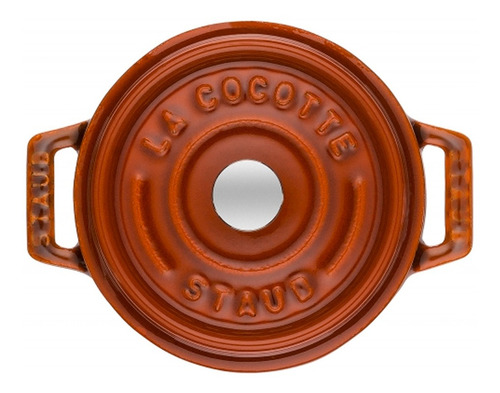 Staub ® Cocotte Redondo De Hierro Fundido 28 Cm Color Naranja