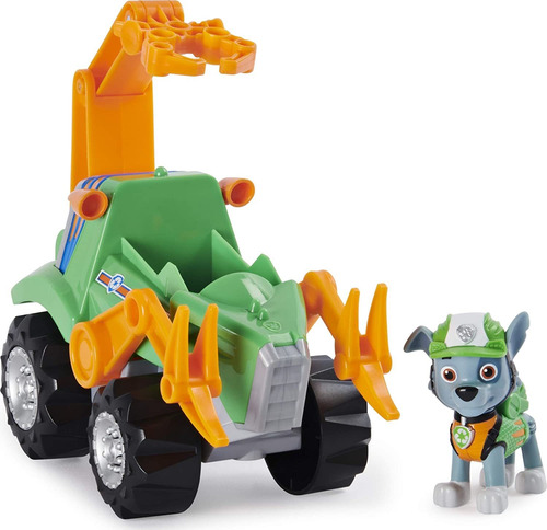 Paw Patrol Dino Rescue Rockys Vehículo De Marcha Atrás Delux