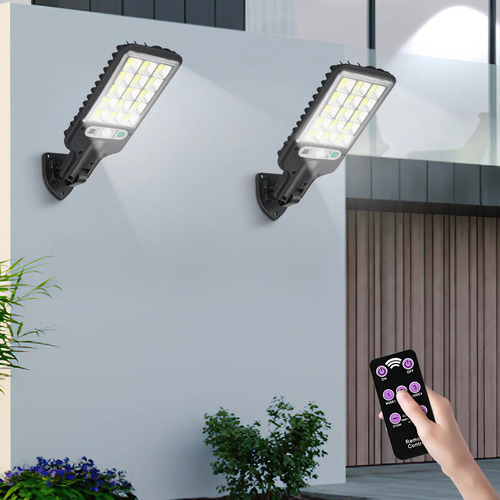 Lámpara Led De Pared Solar Para Pared Exteriors 2 Piezas