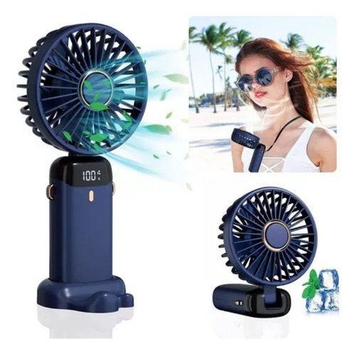 Mini Ventilador Portatil De Mano 5 Velocidades Con Carga