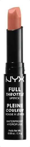 Lipstick Impermeable Full Throttle Mate Saturado Nyx Color FLS 07