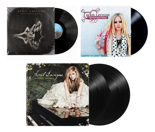 Coleção 3 Lps Avril Lavigne Lacrados Lote Vinil