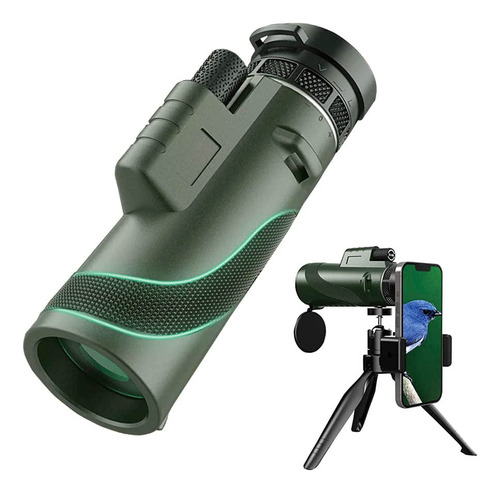 Telescopio Monocular De Alta Potencia De 12 X 50 Pulgadas, A