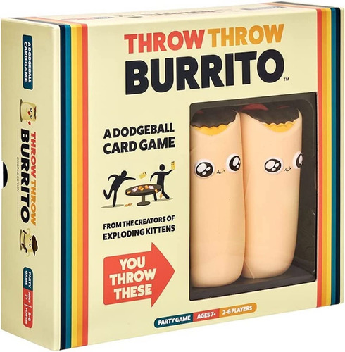 Throw Throw Burrito Juego De Mesa De Cartas Y Lanzar Familia