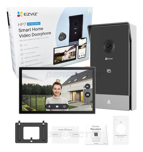 Videoportero Ezviz Hp7 2k Desbloqueo Remoto Detección
