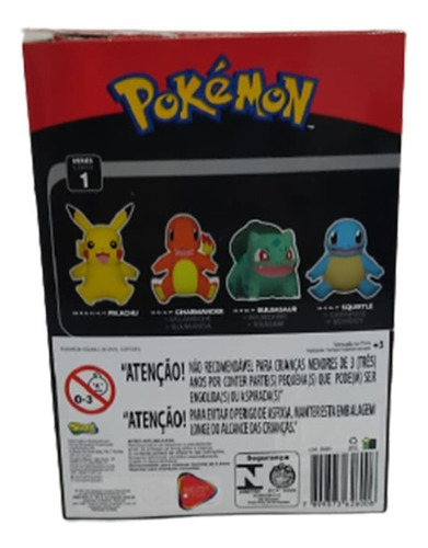 Imagem 8 de 10 de Pokemon Figura De Vinil Squirtle Jazwares Licenciado