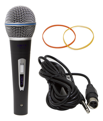 Kit 100 Microfones Dinâmicos Com Fio Tk 22c Onyx