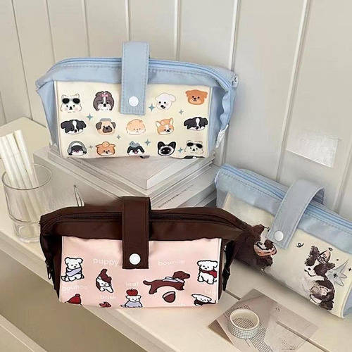 Lindo Estuche Para Lápices De Perro, Estuche Para Cachorro
