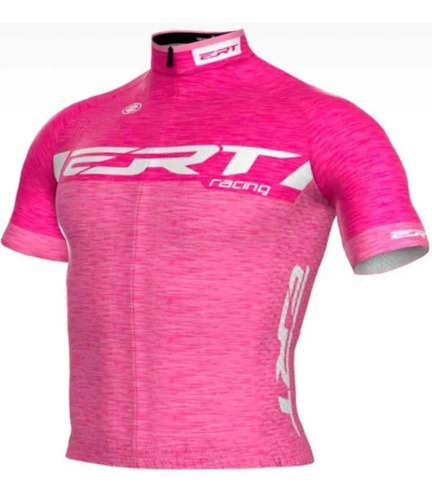Imagem 1 de 4 de Camisa Ciclismo Ert New Elite Racing Rosa - Promoção