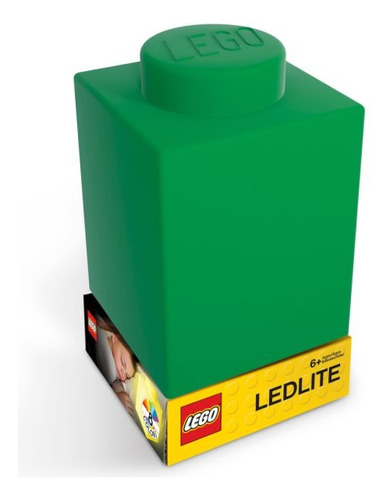 Lego Luz Nocturna De Silicona De Ladrillo De 1 X 1 Verde