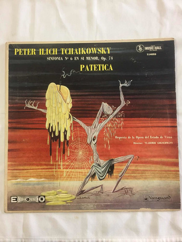 Disco Vinilo Peter Ilich Tchaikowsky Patetica Sinfonia 6
