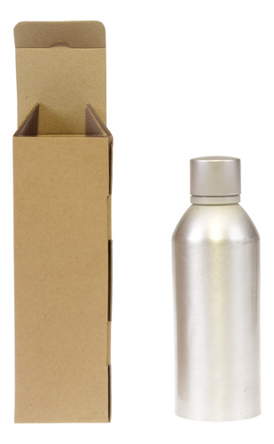 50 Cajas 25x8x8 Cartón Micro Corrugado Armable Botella Media
