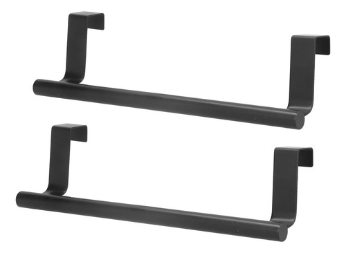 Toallero Negro Para Colgar, Sin Perforaciones, Sin Clavos, 2
