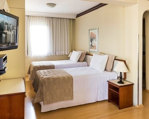 Imagem 5 de 15 de No Jd. Paulistano, Flat Com 2 Dorms Fora Do Pool, Próximo A Av. Paulista - Sf27510
