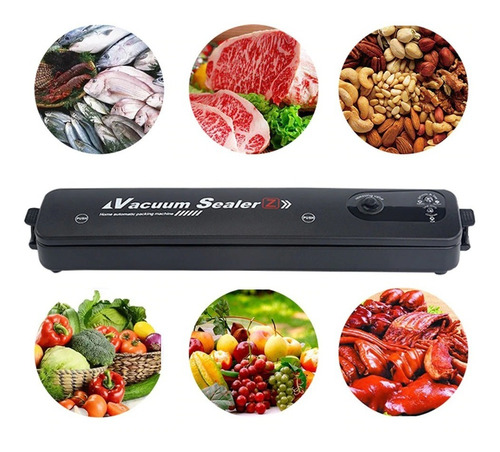 Imagen 2 de 5 de Maquina Selladora Al Vacio Alimentos + Bolsas Oferta