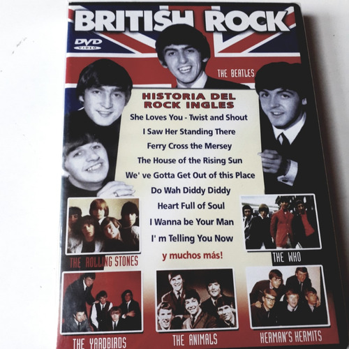 Dvd British Rock    La Historia Del Rock Británico   Sellado