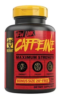 Mutant Cafeina 240cp Sport Caffeine Liberación Stay Awake 8h Sabor Neutro