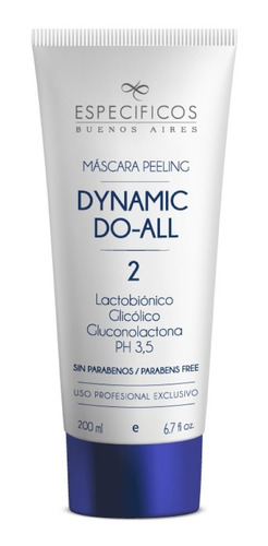 Máscara Peeling Dynamic Do-all 2 Específicos Bs. As. 200ml