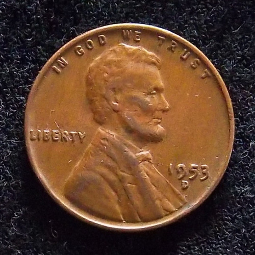 Estados Unidos 1 Cent 1953 D Muy Bueno Km 132