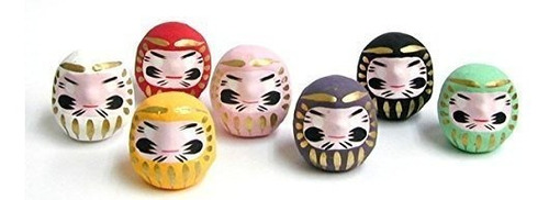 Wa Zakka Miniature Daruma Doll (juego De Buena Suerte I6gml