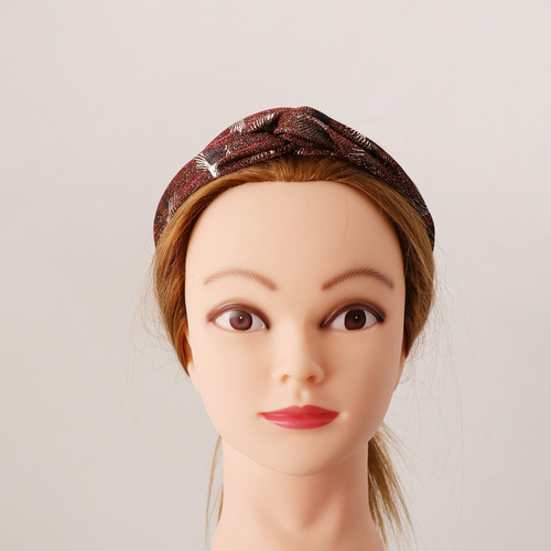 Diadema De Cabellero Mujer Turbante Elástico Con Nudo