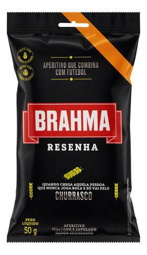 Salgadinho Brahma Resenha churrasco 50 g
