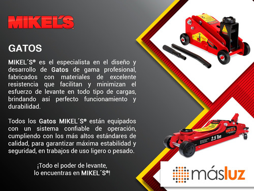 Gato De Transmisión 0.5 Ton Mikel's De Calidad Con 4 Ruedas