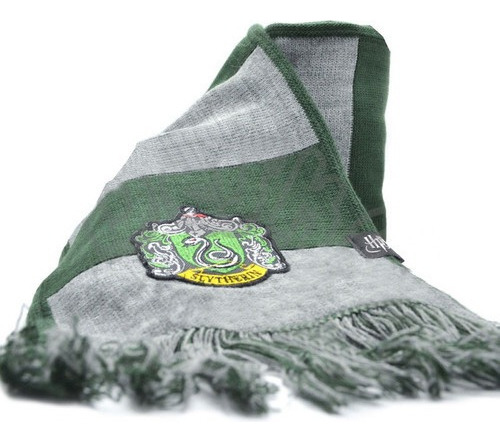 Bufanda Slytherin Harry Potter, Dw Clothing Color Verde Diseño De La Tela Rayado