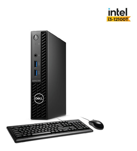 Computadora Dell Optiplex 3000 Mf Ci3-12100t 8gb 1tb Win 10