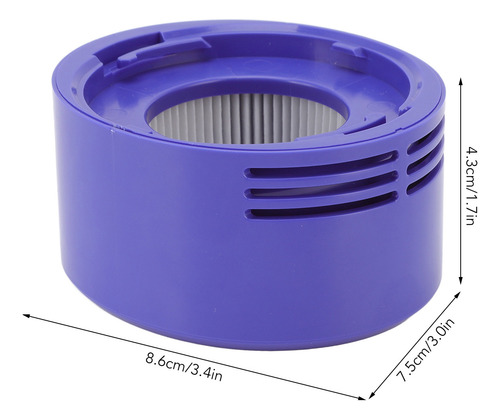 Filtro Trasero De Aspiradora De 2 Piezas Para V8 V7 V6 Abs