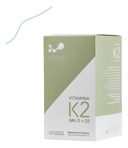 Vitamina K2 + Vitamina D3 Leguilab 60cap