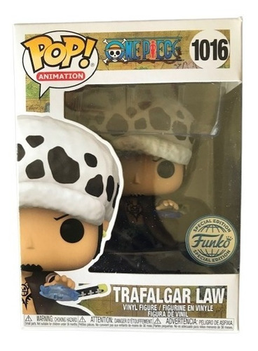 Funko Pop  - Trafalgar Law #1016 One Piece Caja 10/10