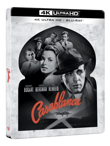 4k Ultra Hd + Blu-ray Casablanca / Steelbook