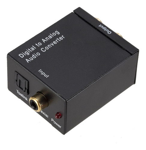 Caja Convertidora De Audio Conmutador Av Coaxial A Interrupt