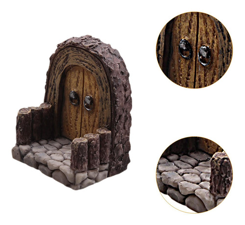 5 Puerta De Jardín En Miniatura Puerta De Resina En Estilo