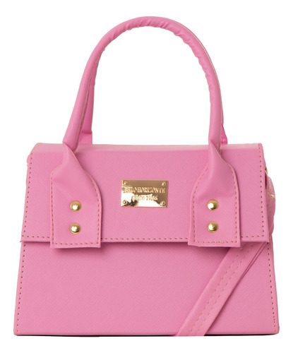 Bolso Mariconera Fana Triana Rosa, Especial La Quiero!! Barbie Lisa Oro Rosa