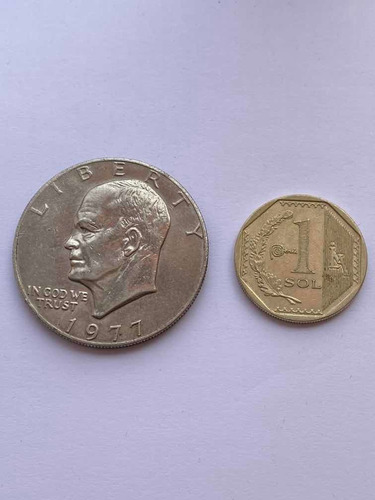 Moneda De 1 Dollar De Usa Del Año 1977