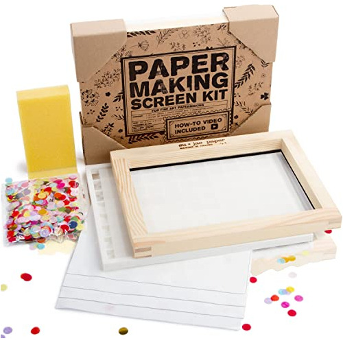 Waterproof Paper Making Screen Kit To Craft Your Own Ha...