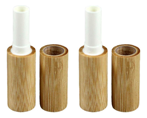 2x Botellas De Brillos De Labios Contenedores De Bálsamo