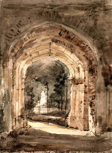 Lienzo Arte Canvas John Constable Puerta En Iglesia 110x80