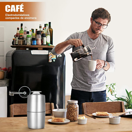 Molinillo Café Eléctrico Acero Inoxidable Amoladora Portátil
