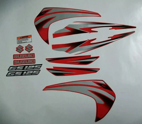 Kit Completo De Calcomanías Suzuki Gs 125