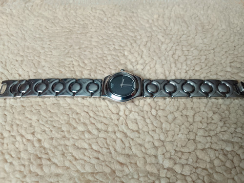 Reloj Para Mujer Swatch - Irony Plateado Plateado Negro (Usado)