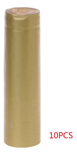 100 Pzas Cápsulas De Botella Termorretráctil 30 Mm De Oro