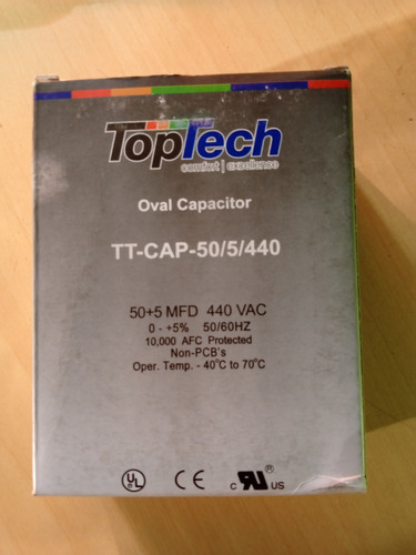 Capacitador Toptech 50+ 5 Mf 440v 