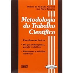  Livro - Metodologia Do Trabalho Científico: Pesquisa