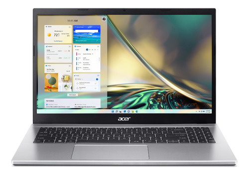 Notebook Acer Aspire 3 15.6'' 1080p Intel I3 4gb 256gb Ssd Color Pure Silver