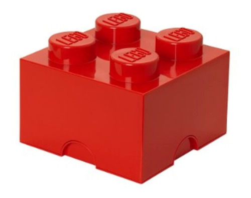 Lego Storage Brick 4, Rojo