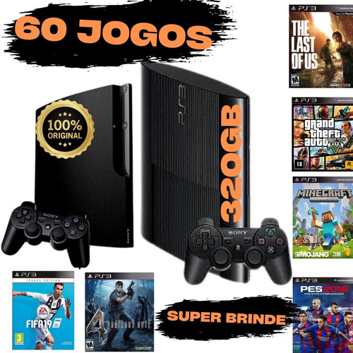 jazz Gedeeltelijk kan niet zien Sony Playstation 3 Super Slim Ps3 Slim ,the Las Of Us, Fifa 2019, Gta 5 ,pes 2018, Call Of Duty, Nedd For Speed, Resident Evil | Parcelamento sem juros jazz Gedeeltelijk kan niet zien Sony Playstation 3 Super Slim Ps3 Slim ,the Las Of Us, Fifa 2019, Gta 5 ,pes 2018, Call Of Duty, Nedd For Speed, Resident Evil | Parcelamento sem juros